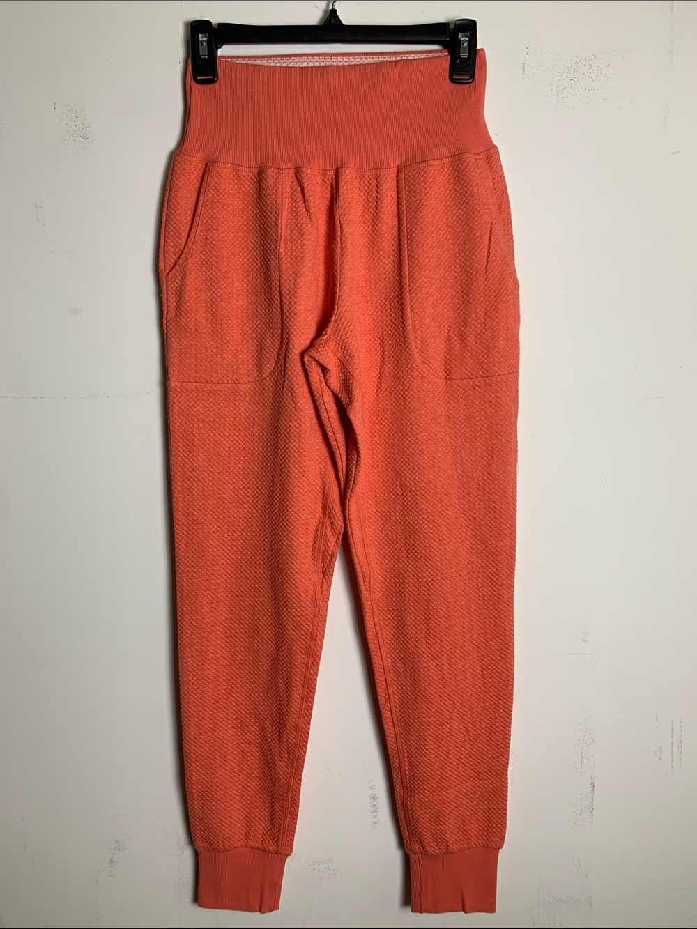 Born Primitive Coral Textured High-Rise Joggers